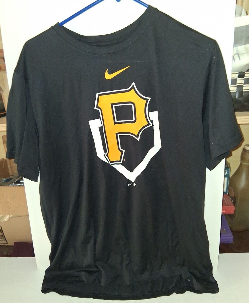 Men's Nike Black Pittsburgh Pirates Icon T-Shirt Dri-Fit XL
